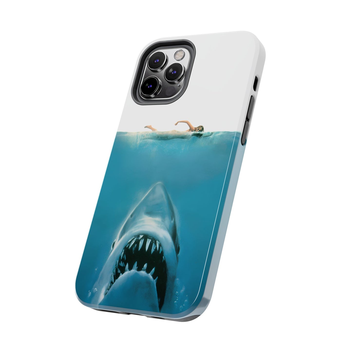 JAWS Tough Phone Case — Retro Jaws Ocean Horror Design