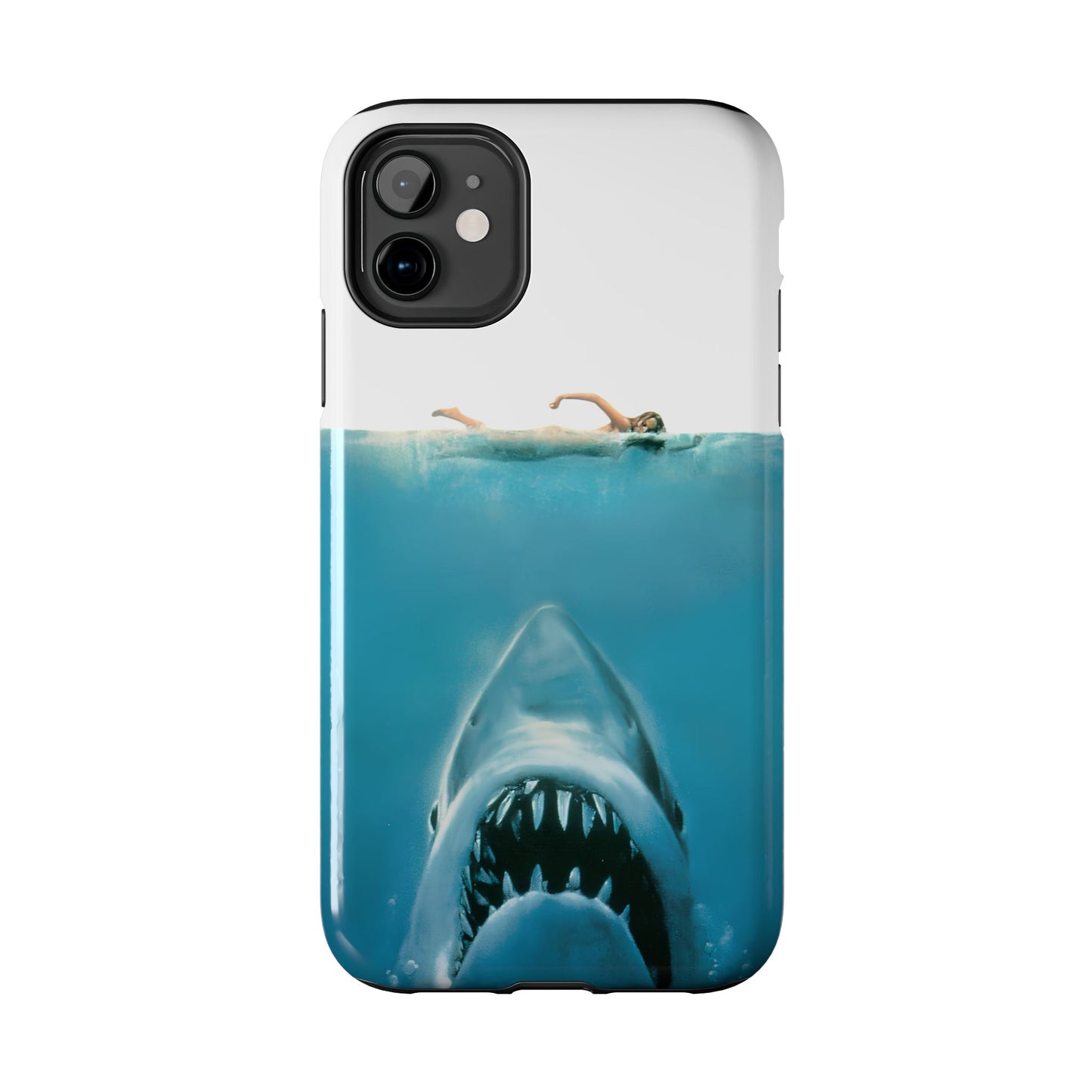 JAWS Tough Phone Case — Retro Jaws Ocean Horror Design