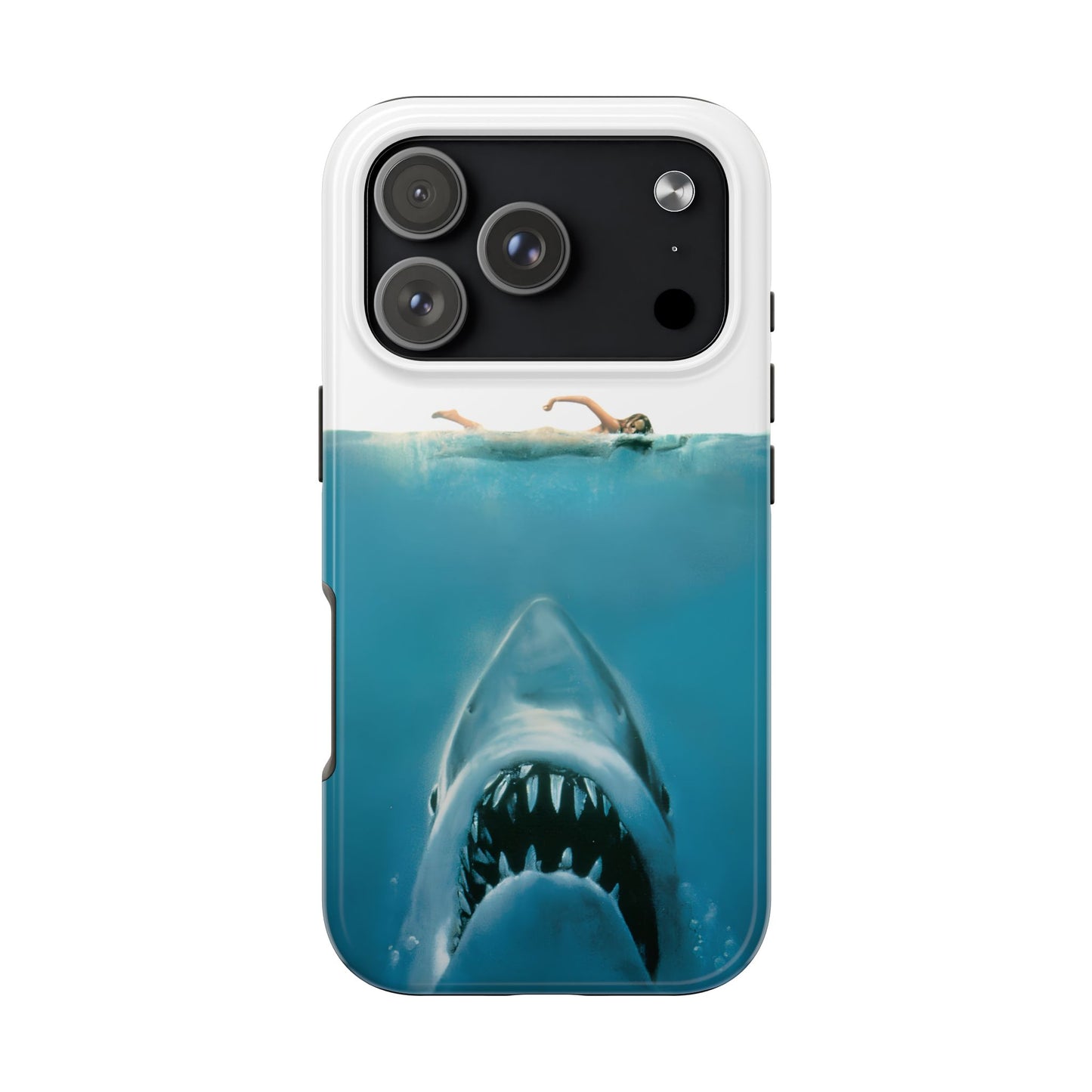 JAWS Tough Phone Case — Retro Jaws Ocean Horror Design