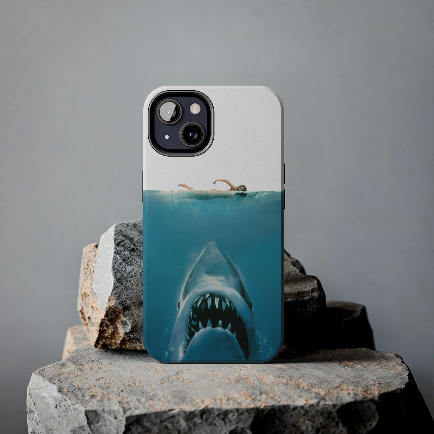 JAWS Tough Phone Case — Retro Jaws Ocean Horror Design