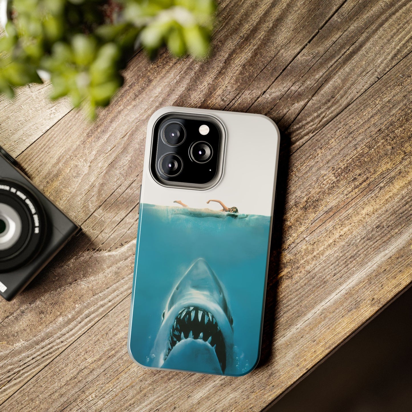 JAWS Tough Phone Case — Retro Jaws Ocean Horror Design