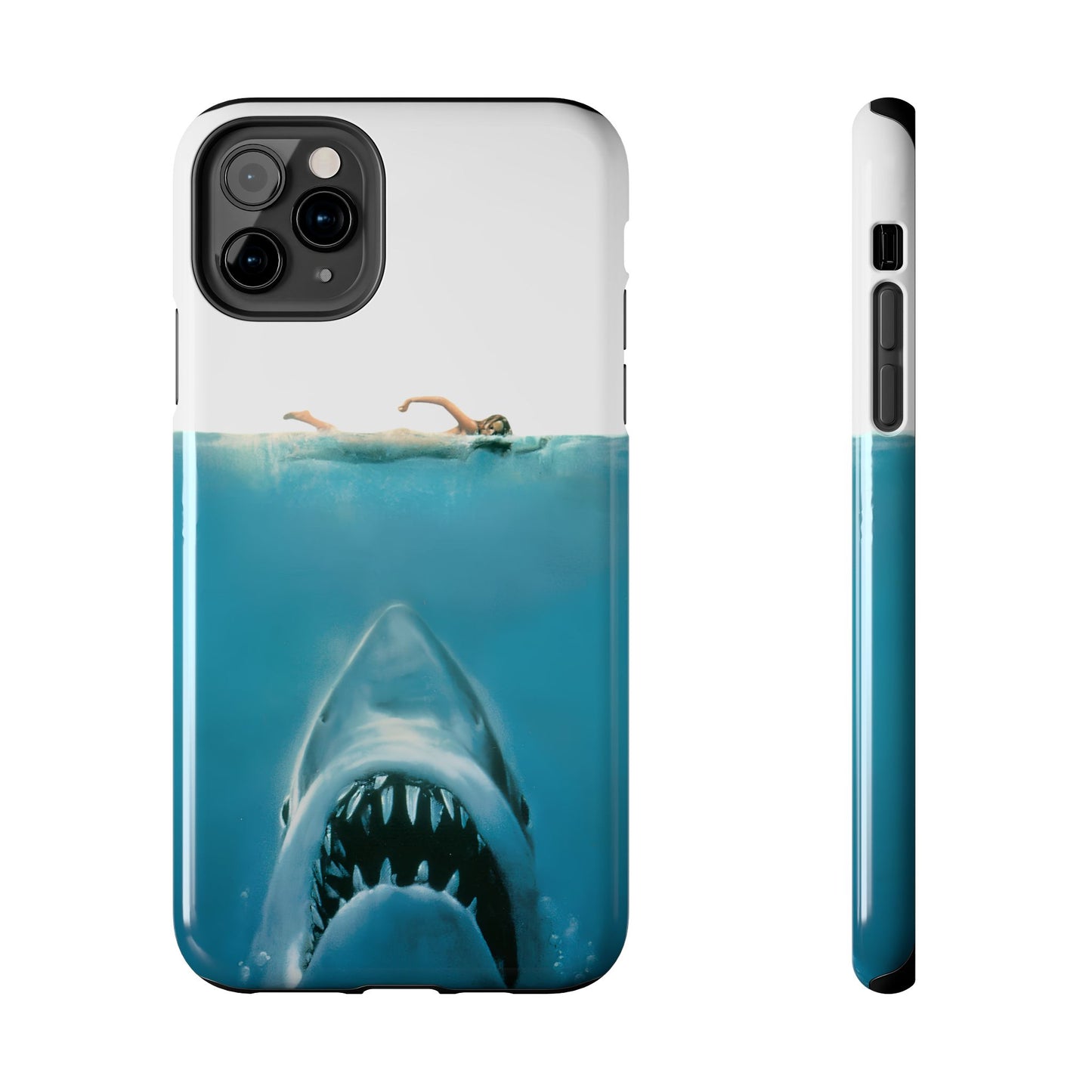 JAWS Tough Phone Case — Retro Jaws Ocean Horror Design