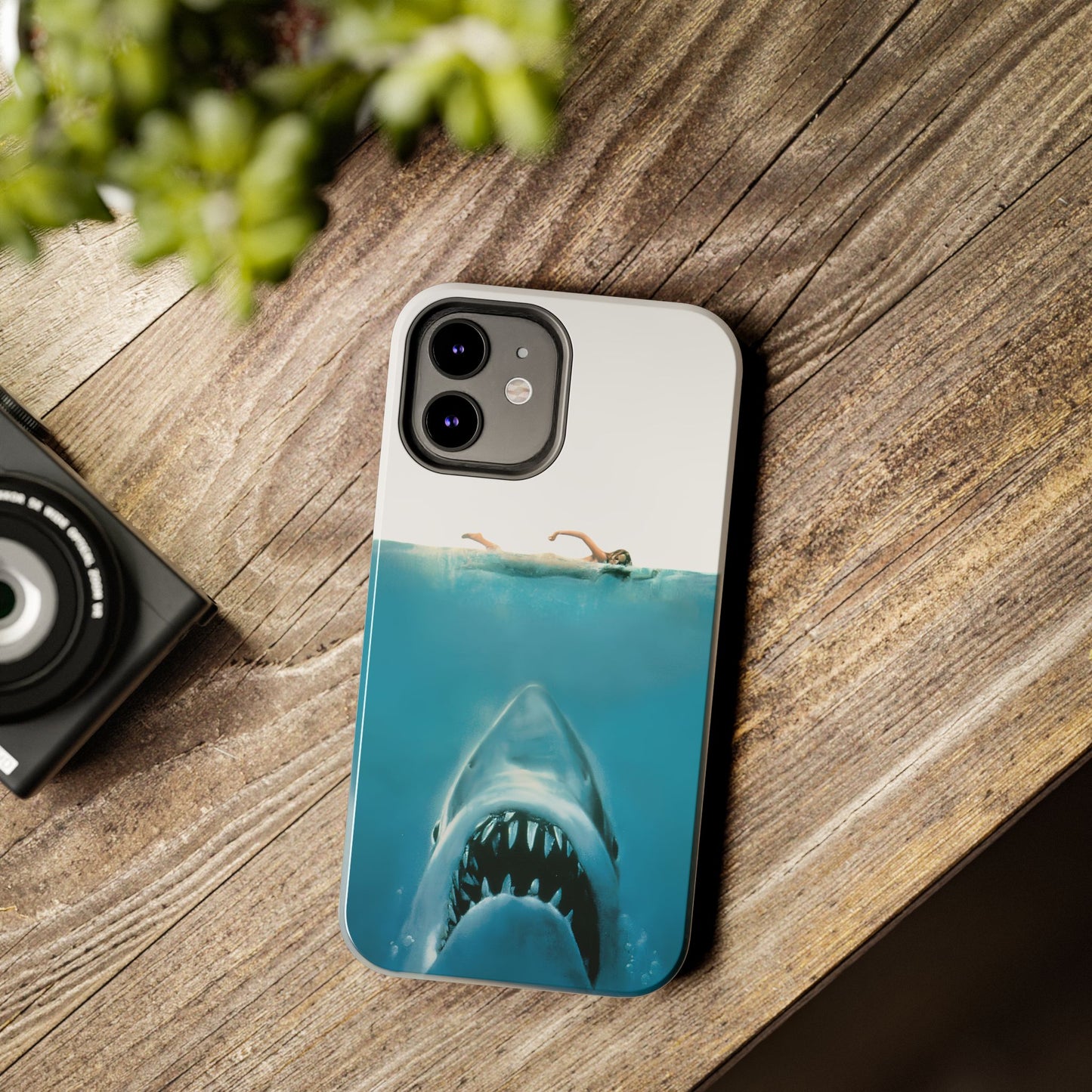 JAWS Tough Phone Case — Retro Jaws Ocean Horror Design