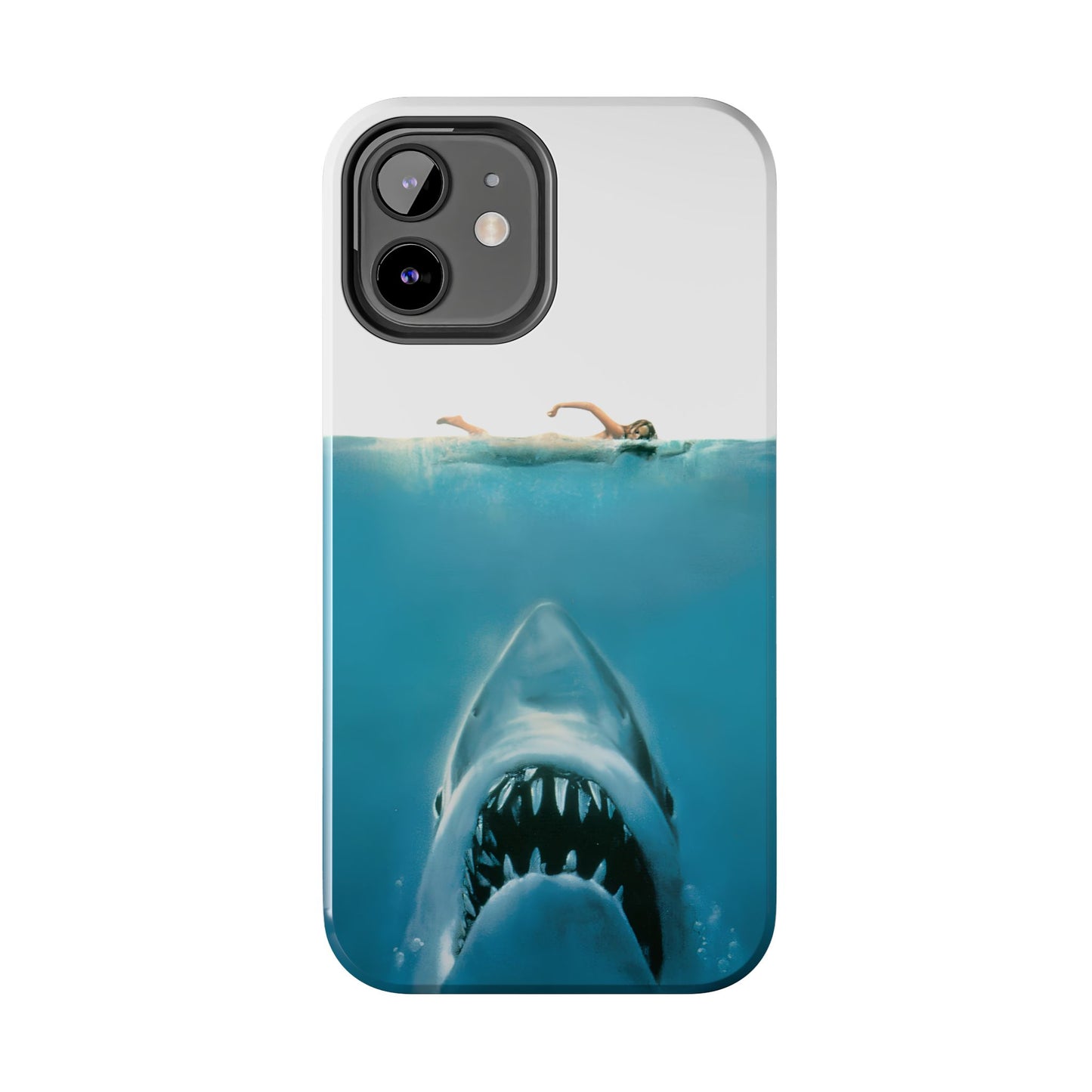 JAWS Tough Phone Case — Retro Jaws Ocean Horror Design