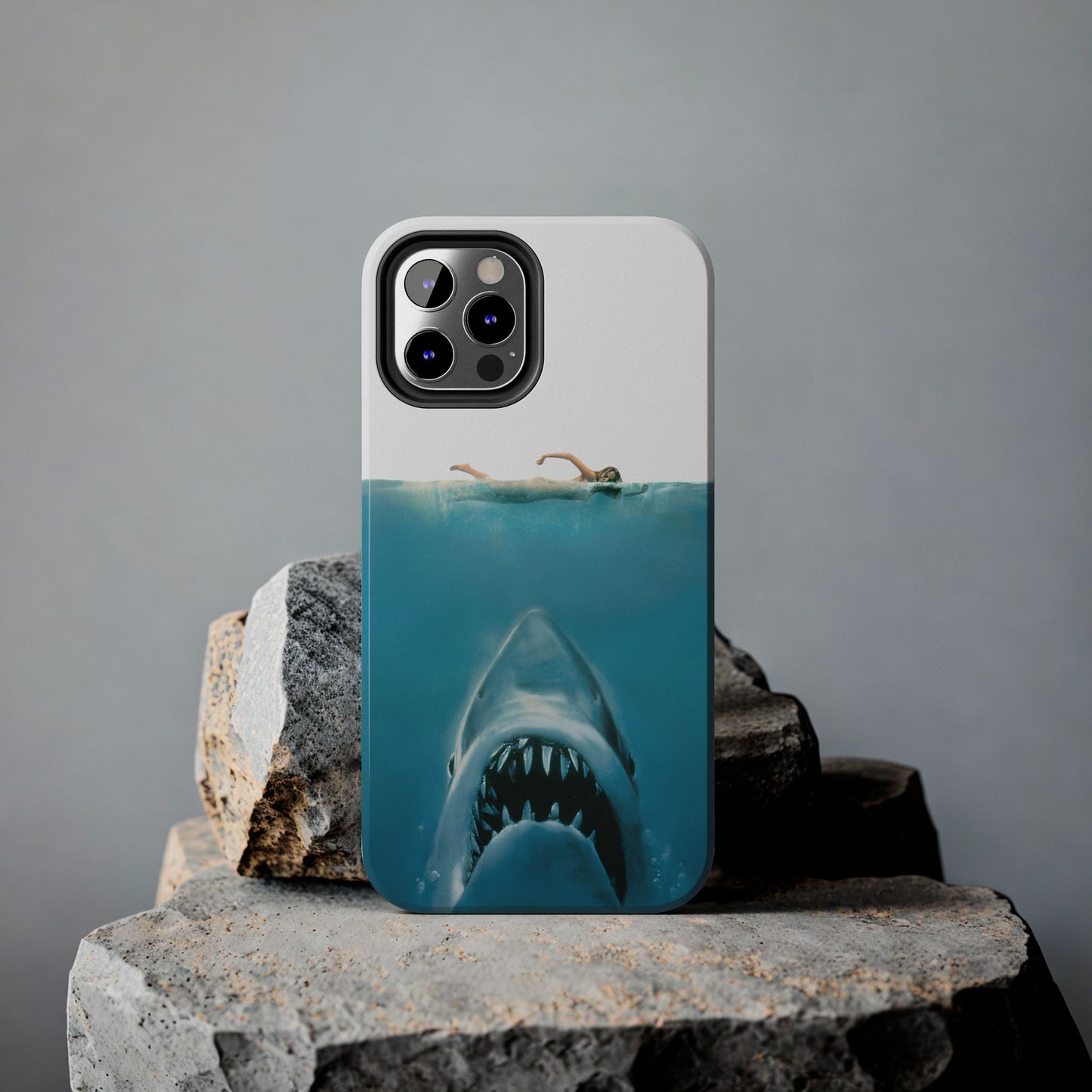 JAWS Tough Phone Case — Retro Jaws Ocean Horror Design