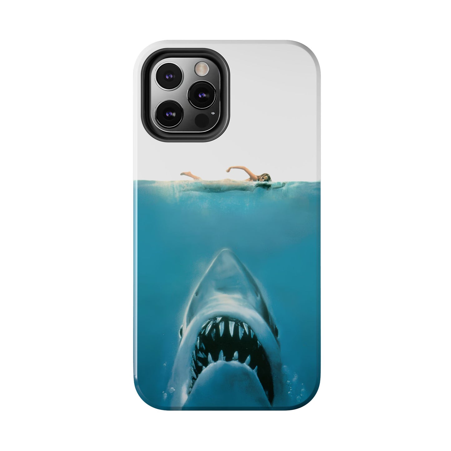 JAWS Tough Phone Case — Retro Jaws Ocean Horror Design