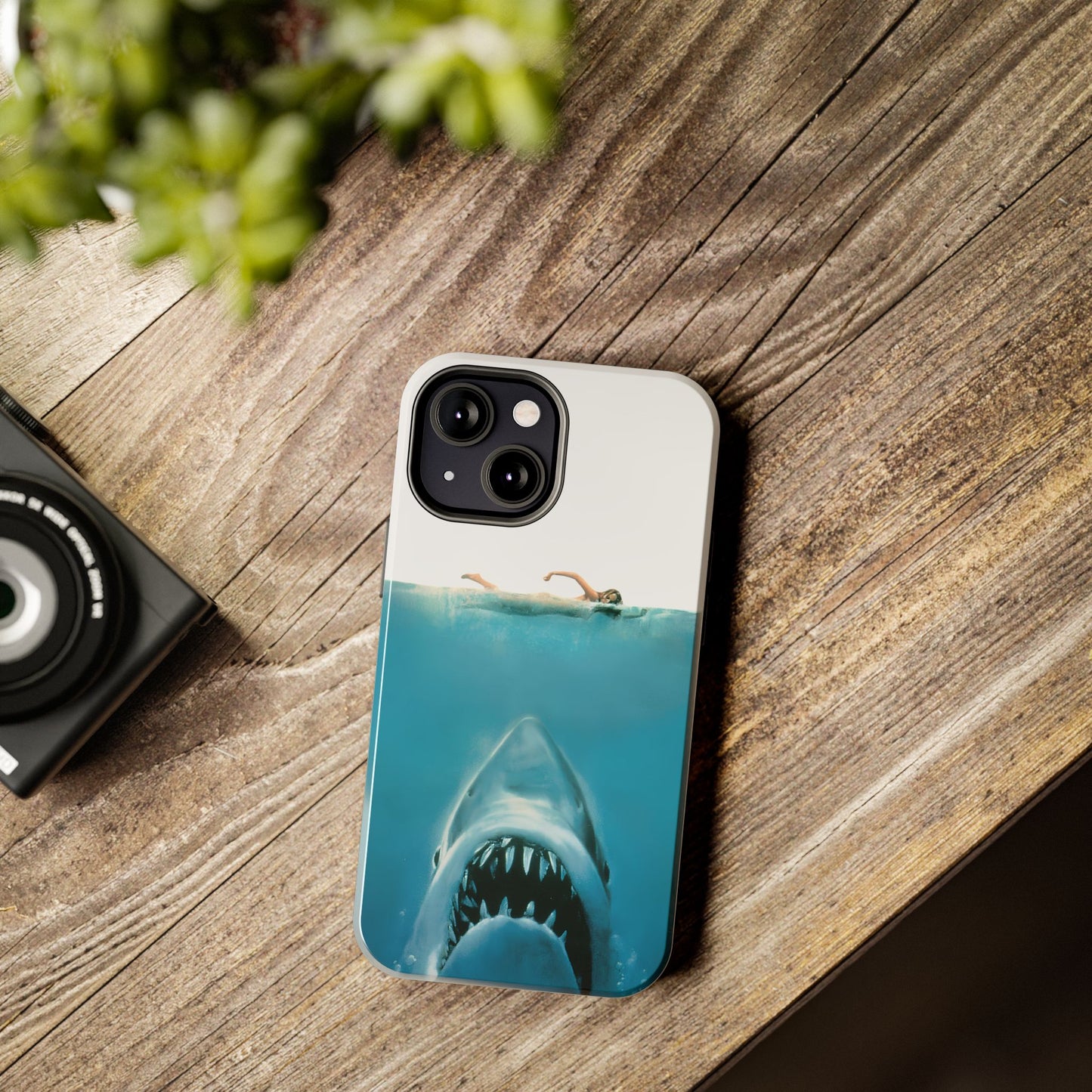 JAWS Tough Phone Case — Retro Jaws Ocean Horror Design