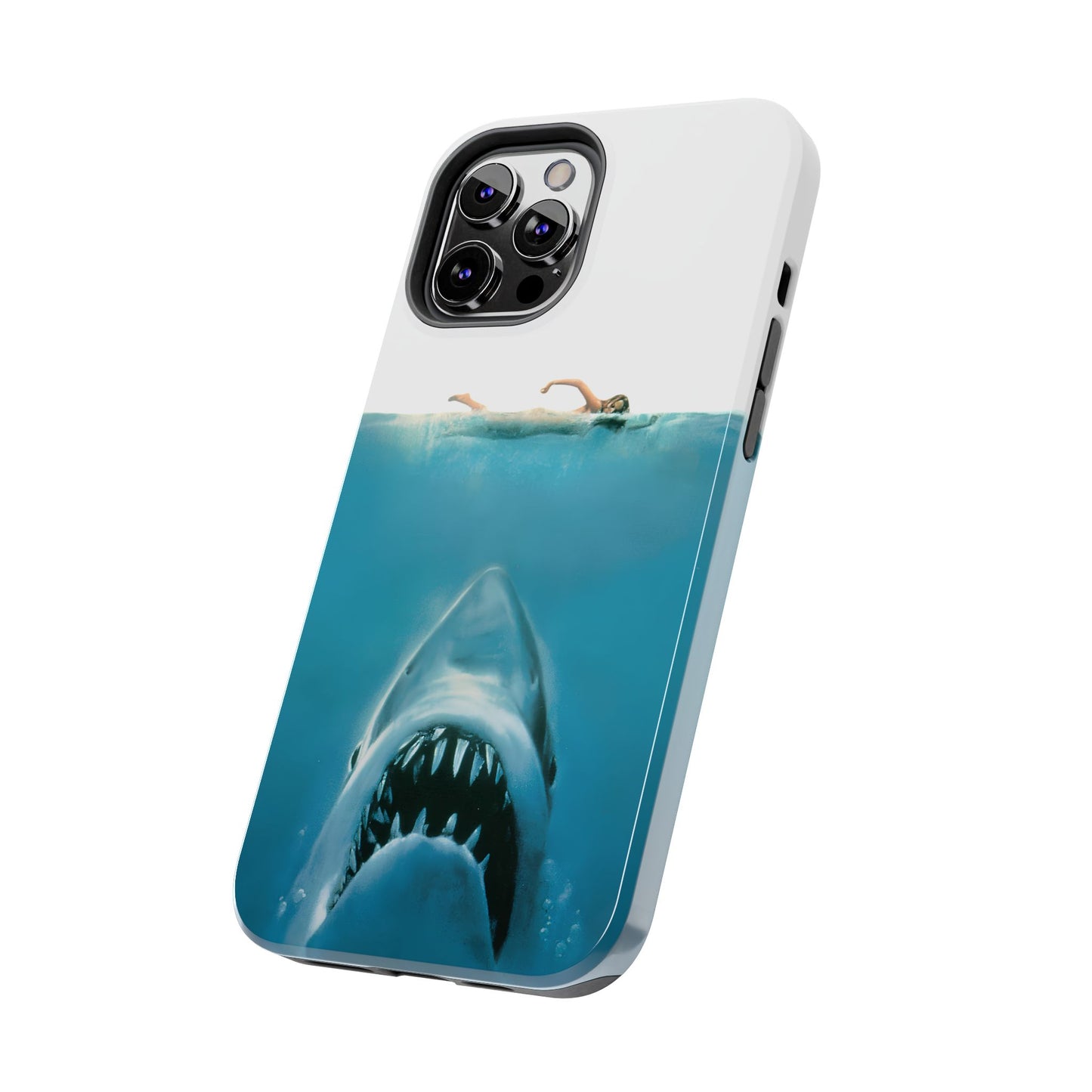 JAWS Tough Phone Case — Retro Jaws Ocean Horror Design