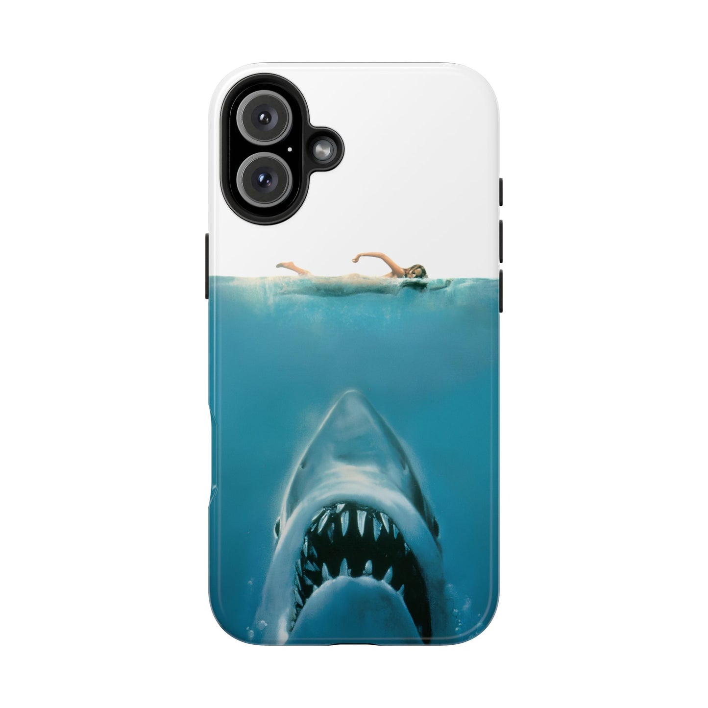 JAWS Tough Phone Case — Retro Jaws Ocean Horror Design