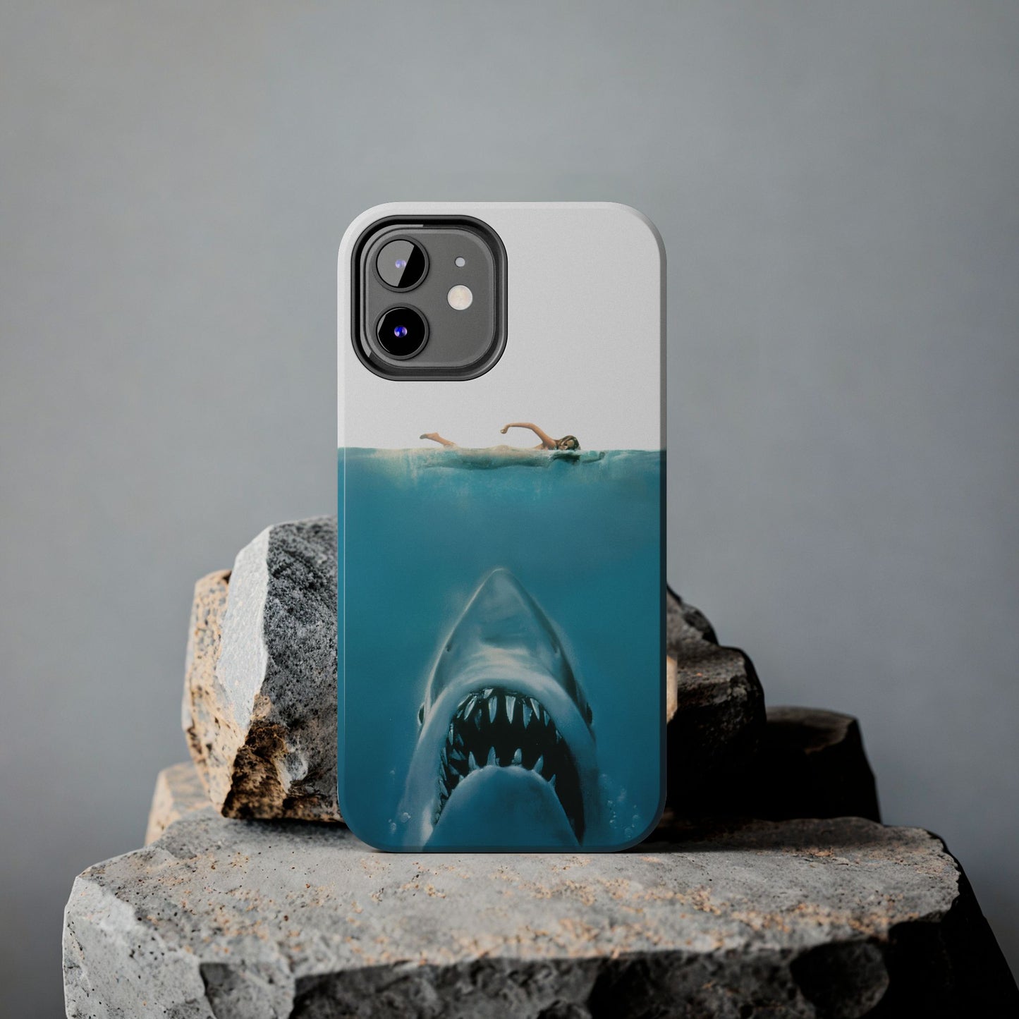 JAWS Tough Phone Case — Retro Jaws Ocean Horror Design