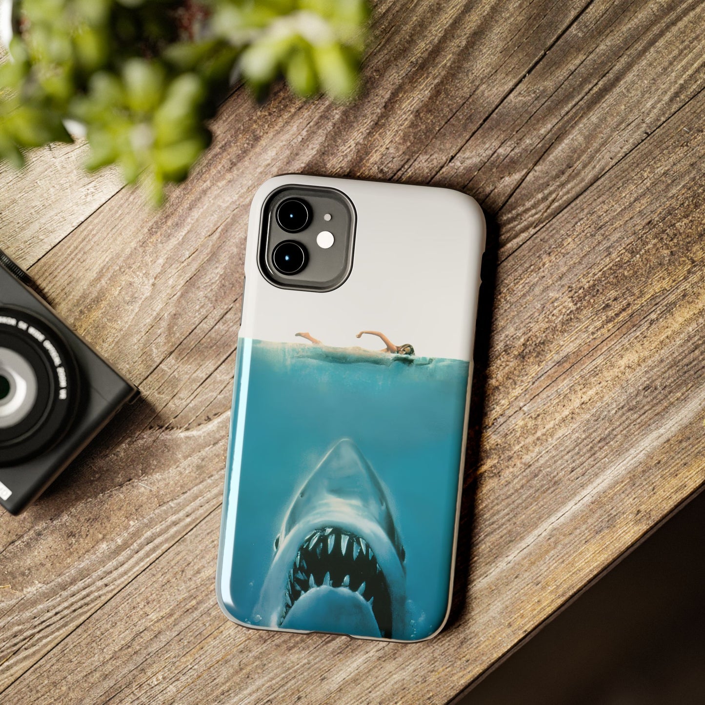 JAWS Tough Phone Case — Retro Jaws Ocean Horror Design