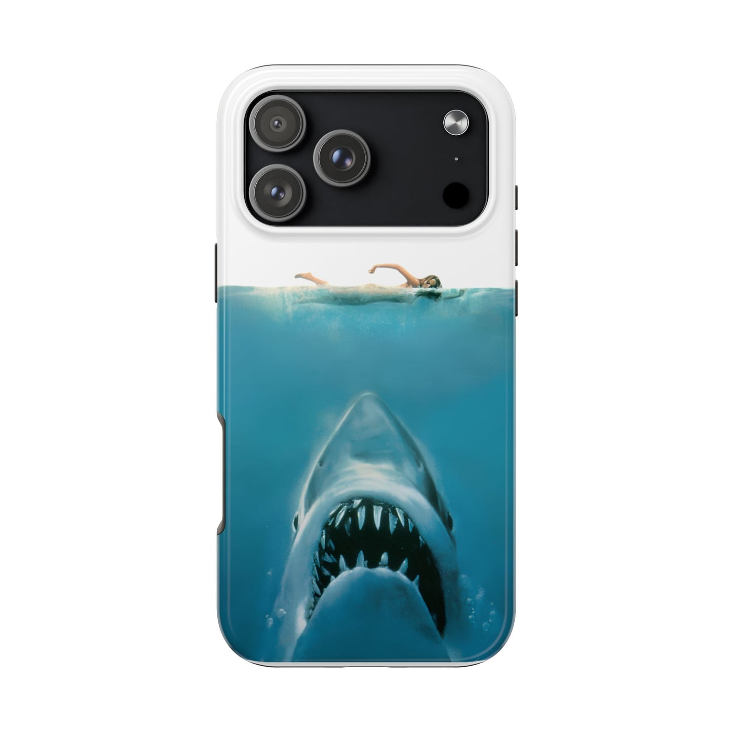 JAWS Tough Phone Case — Retro Jaws Ocean Horror Design