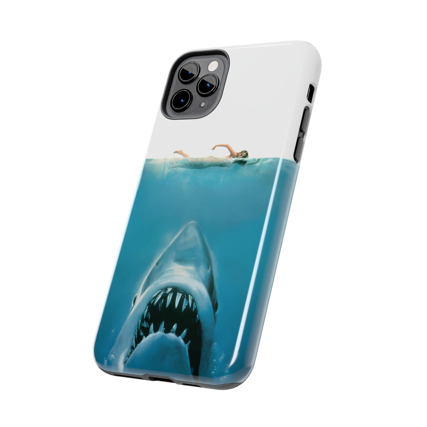 JAWS Tough Phone Case — Retro Jaws Ocean Horror Design