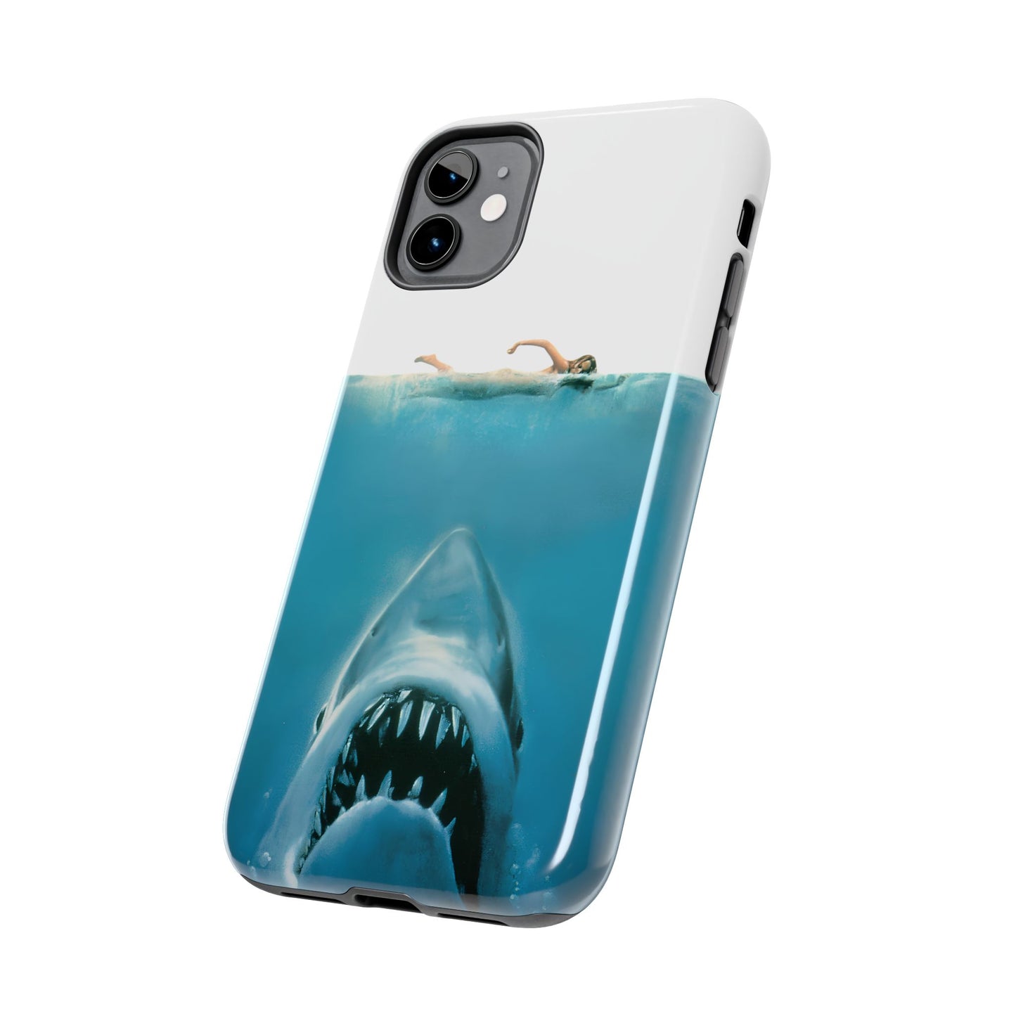 JAWS Tough Phone Case — Retro Jaws Ocean Horror Design