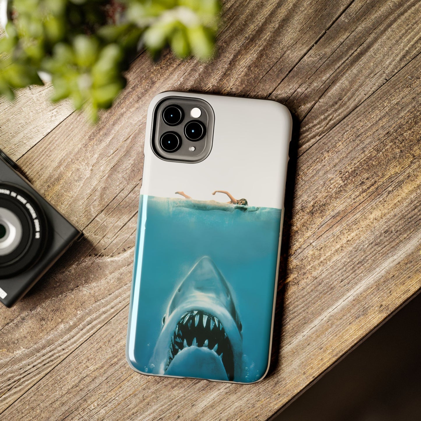 JAWS Tough Phone Case — Retro Jaws Ocean Horror Design