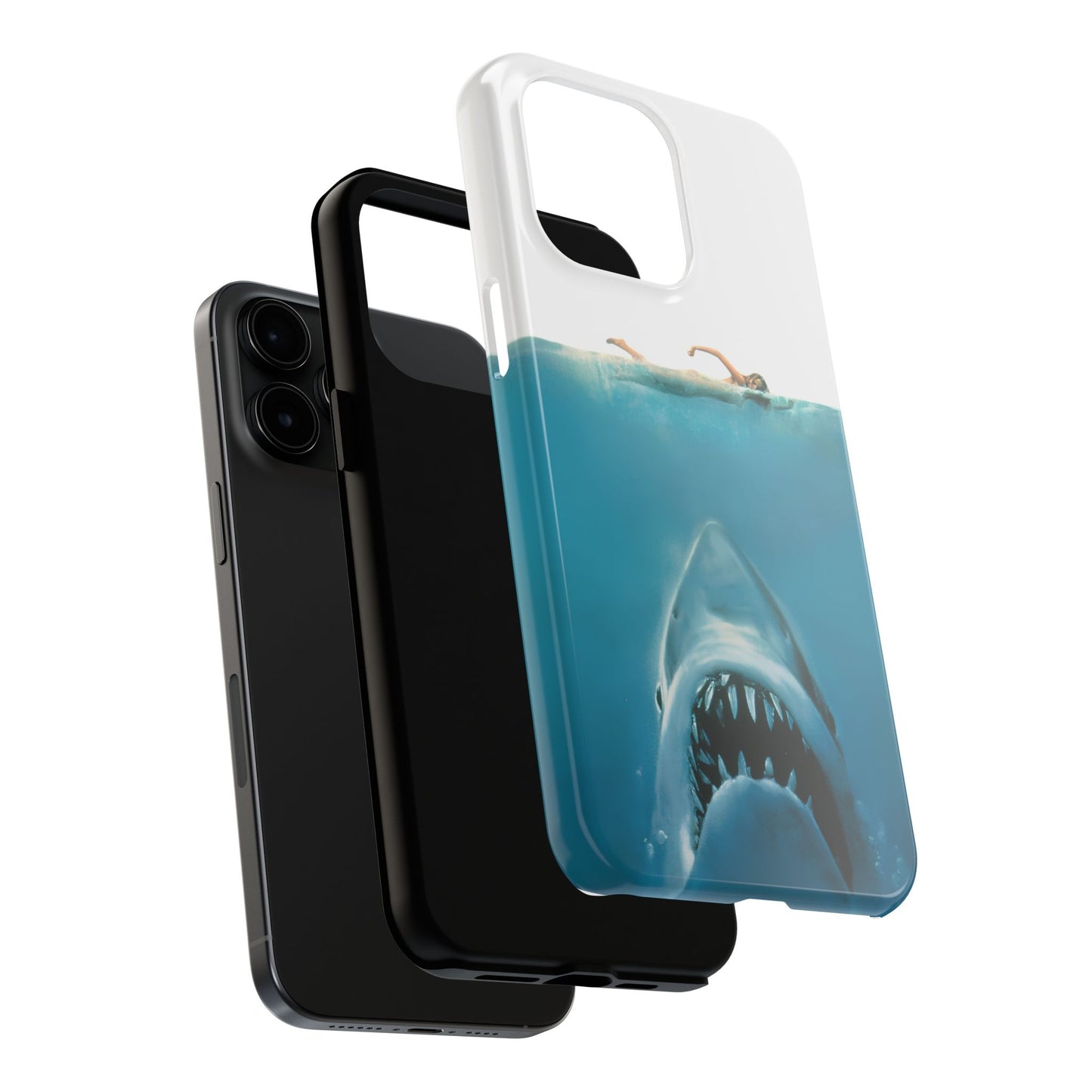 JAWS Tough Phone Case — Retro Jaws Ocean Horror Design