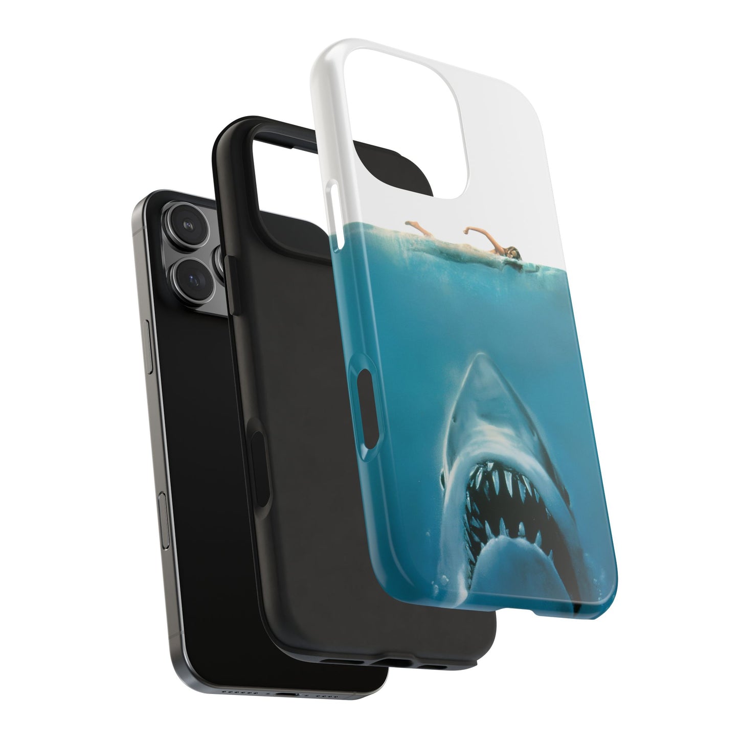 JAWS Tough Phone Case — Retro Jaws Ocean Horror Design