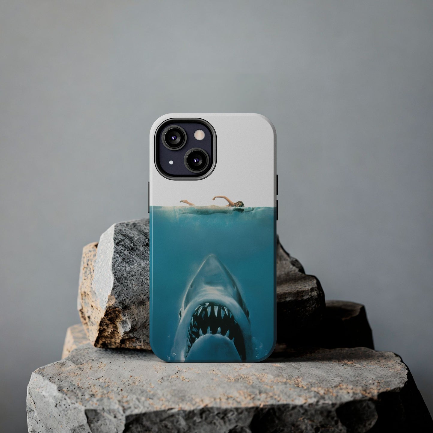 JAWS Tough Phone Case — Retro Jaws Ocean Horror Design
