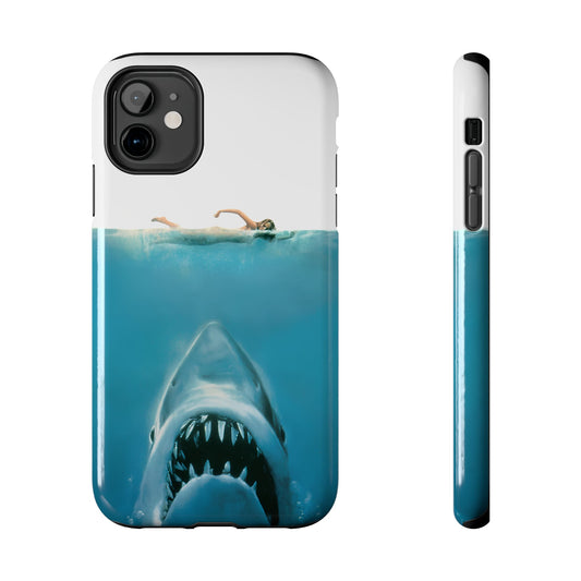 JAWS Tough Phone Case — Retro Jaws Ocean Horror Design