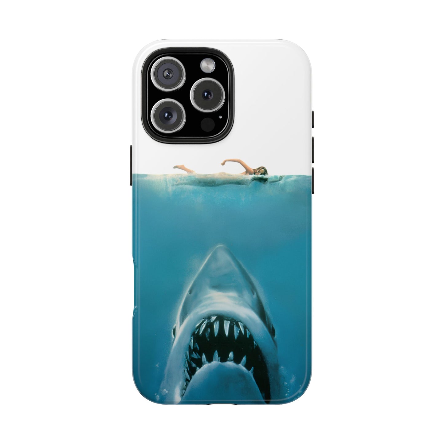 JAWS Tough Phone Case — Retro Jaws Ocean Horror Design