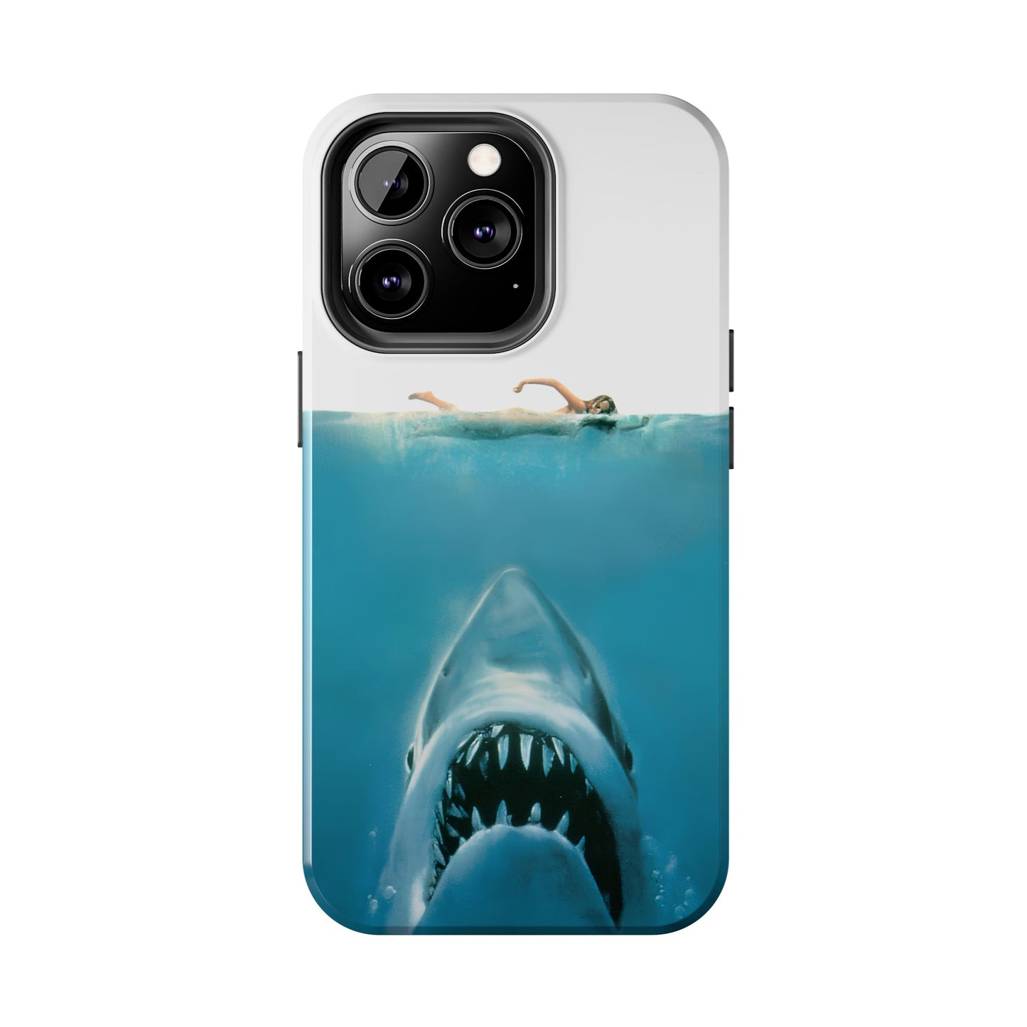 JAWS Tough Phone Case — Retro Jaws Ocean Horror Design