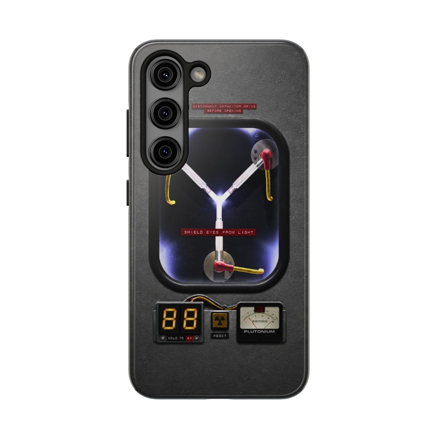 Flux Capacitor Tough Phone Case — Back to the Future Style Protective Cover