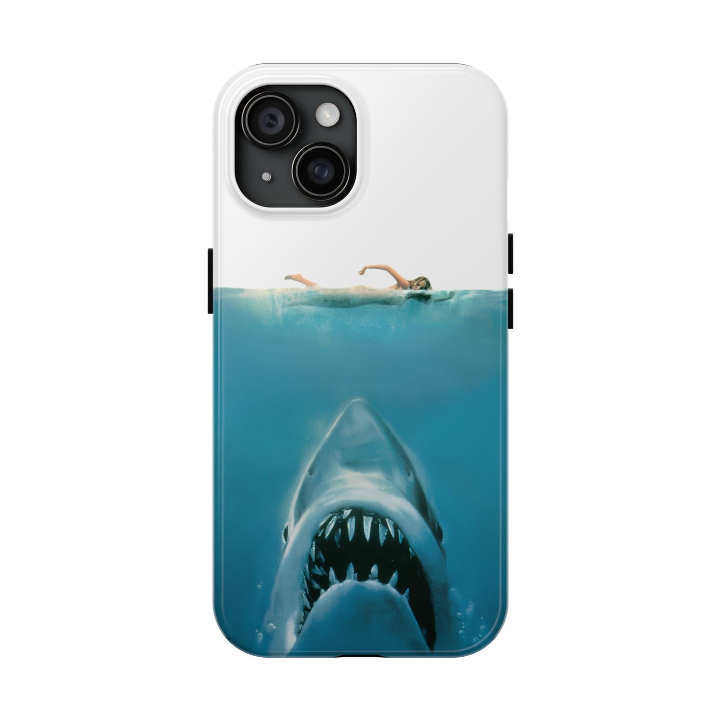 JAWS Tough Phone Case — Retro Jaws Ocean Horror Design