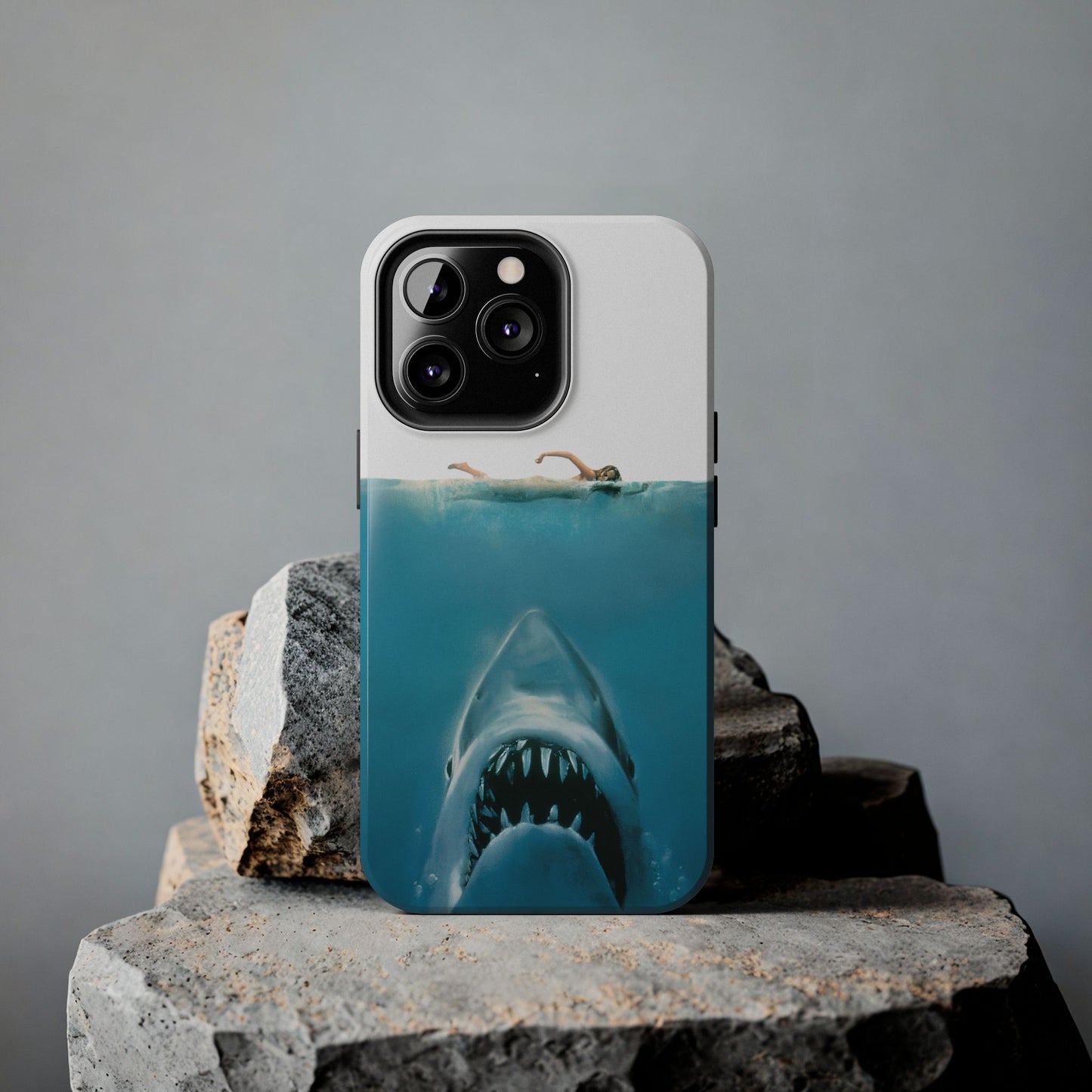 JAWS Tough Phone Case — Retro Jaws Ocean Horror Design