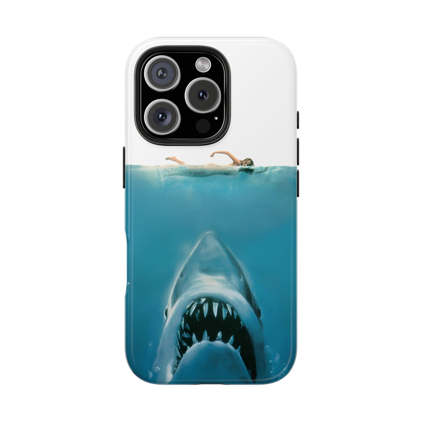 JAWS Tough Phone Case — Retro Jaws Ocean Horror Design