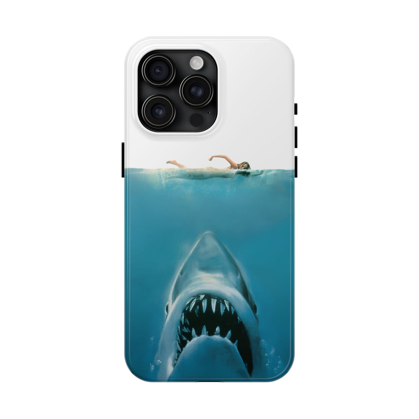 JAWS Tough Phone Case — Retro Jaws Ocean Horror Design