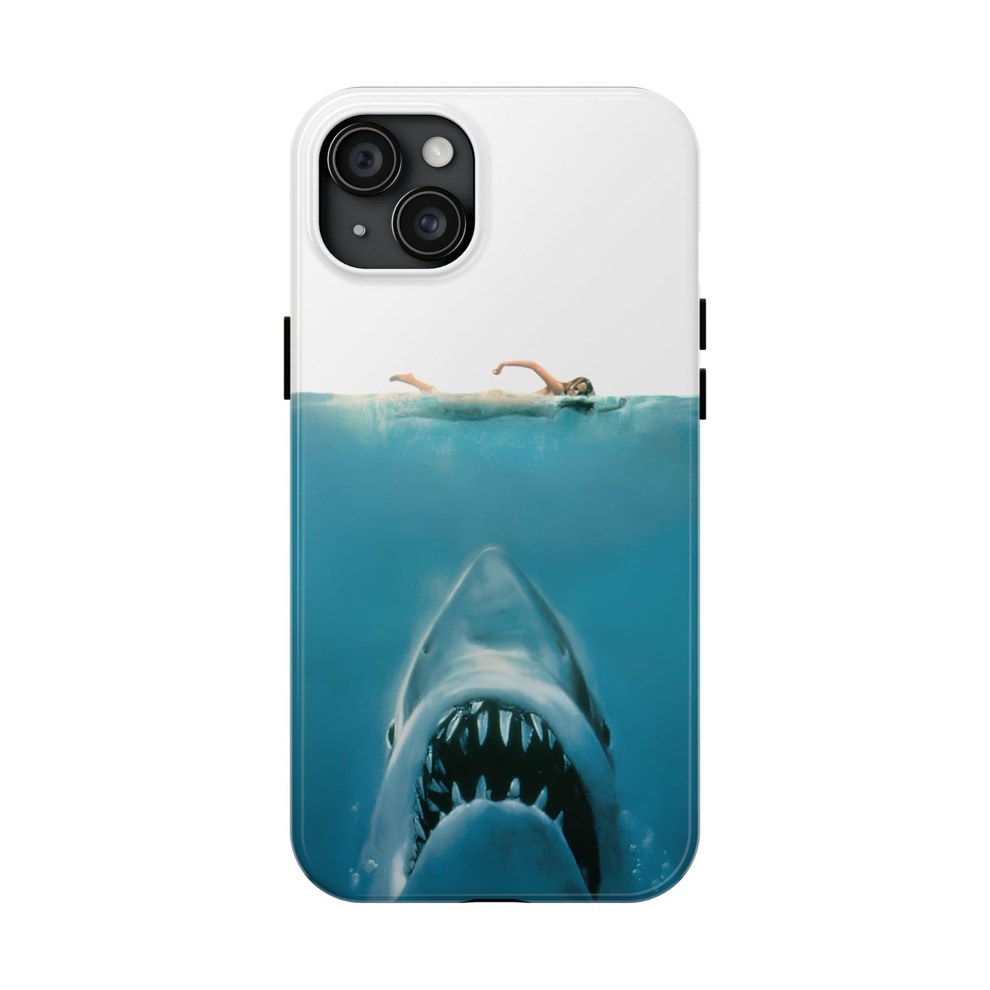 JAWS Tough Phone Case — Retro Jaws Ocean Horror Design