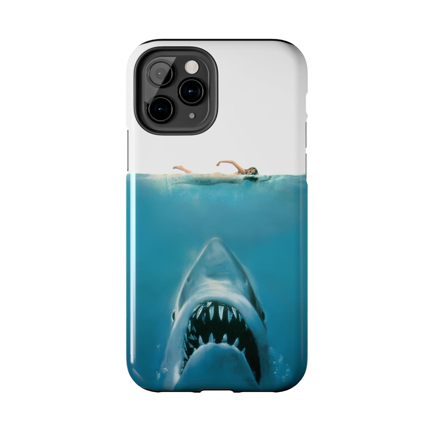 JAWS Tough Phone Case — Retro Jaws Ocean Horror Design