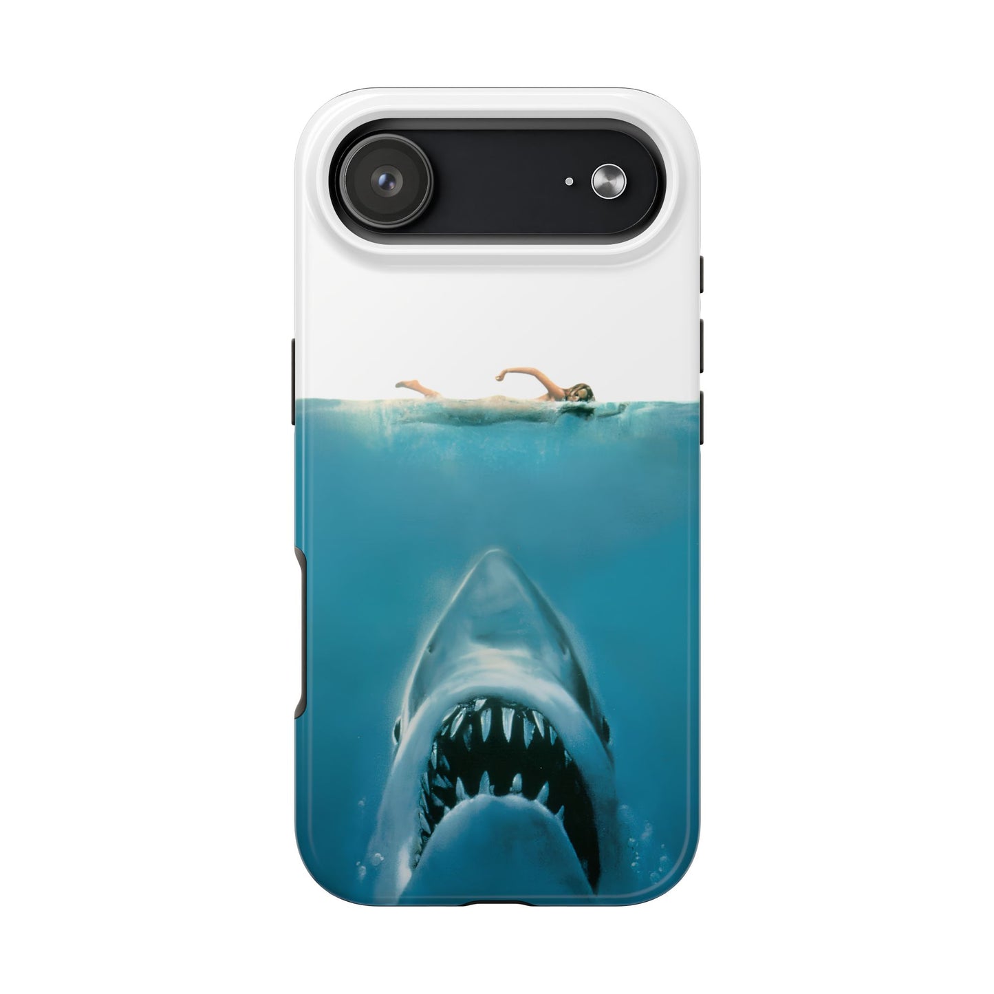 JAWS Tough Phone Case — Retro Jaws Ocean Horror Design