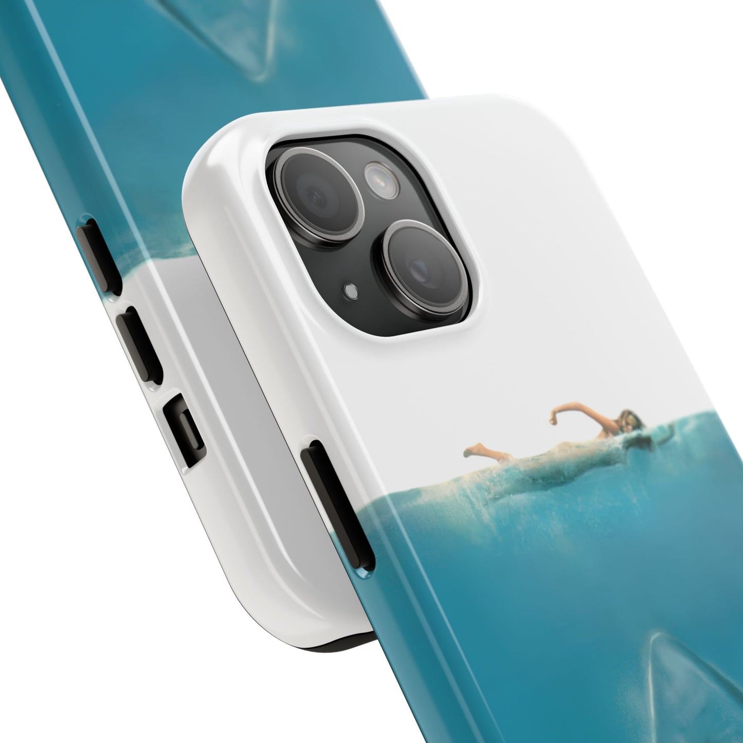 JAWS Tough Phone Case — Retro Jaws Ocean Horror Design