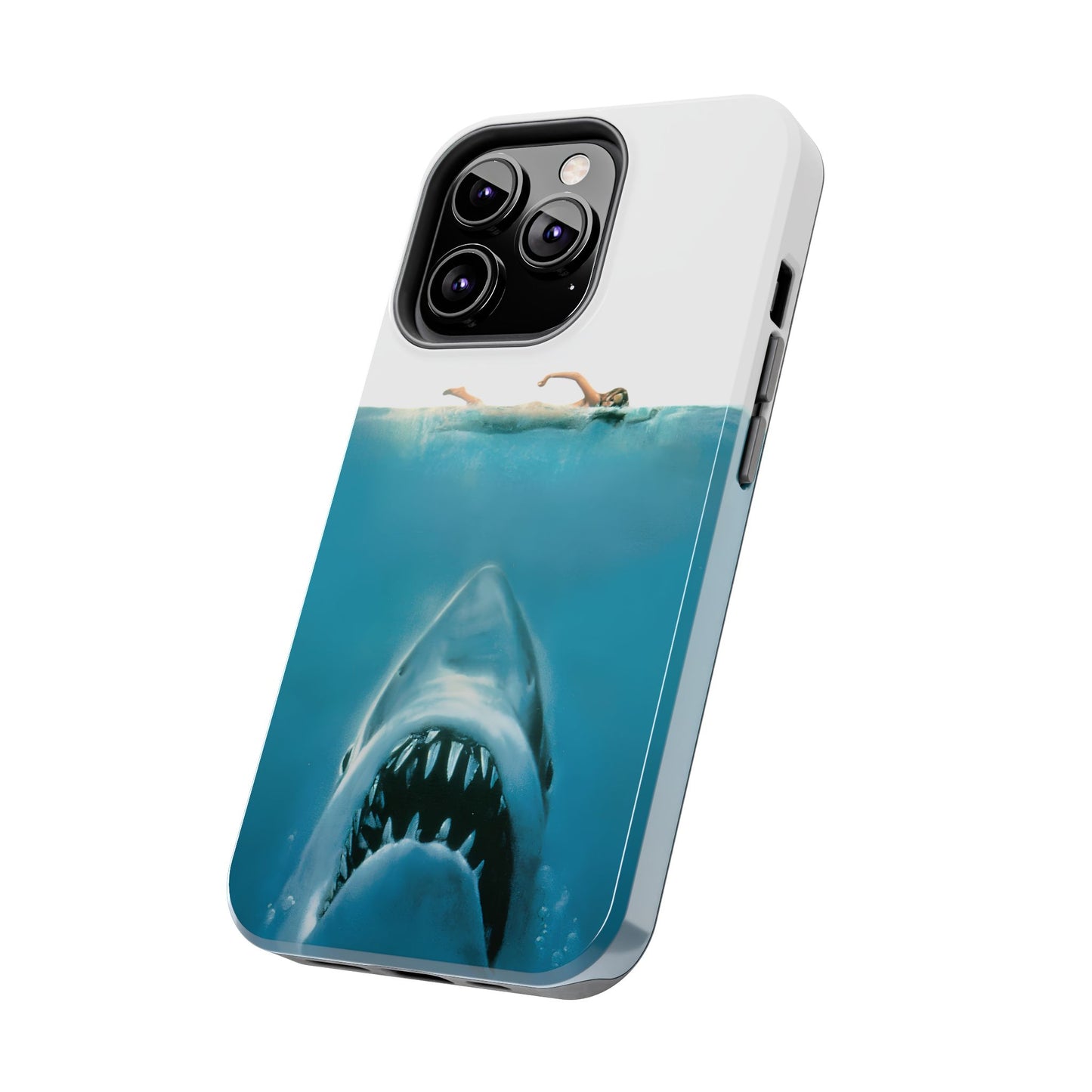 JAWS Tough Phone Case — Retro Jaws Ocean Horror Design