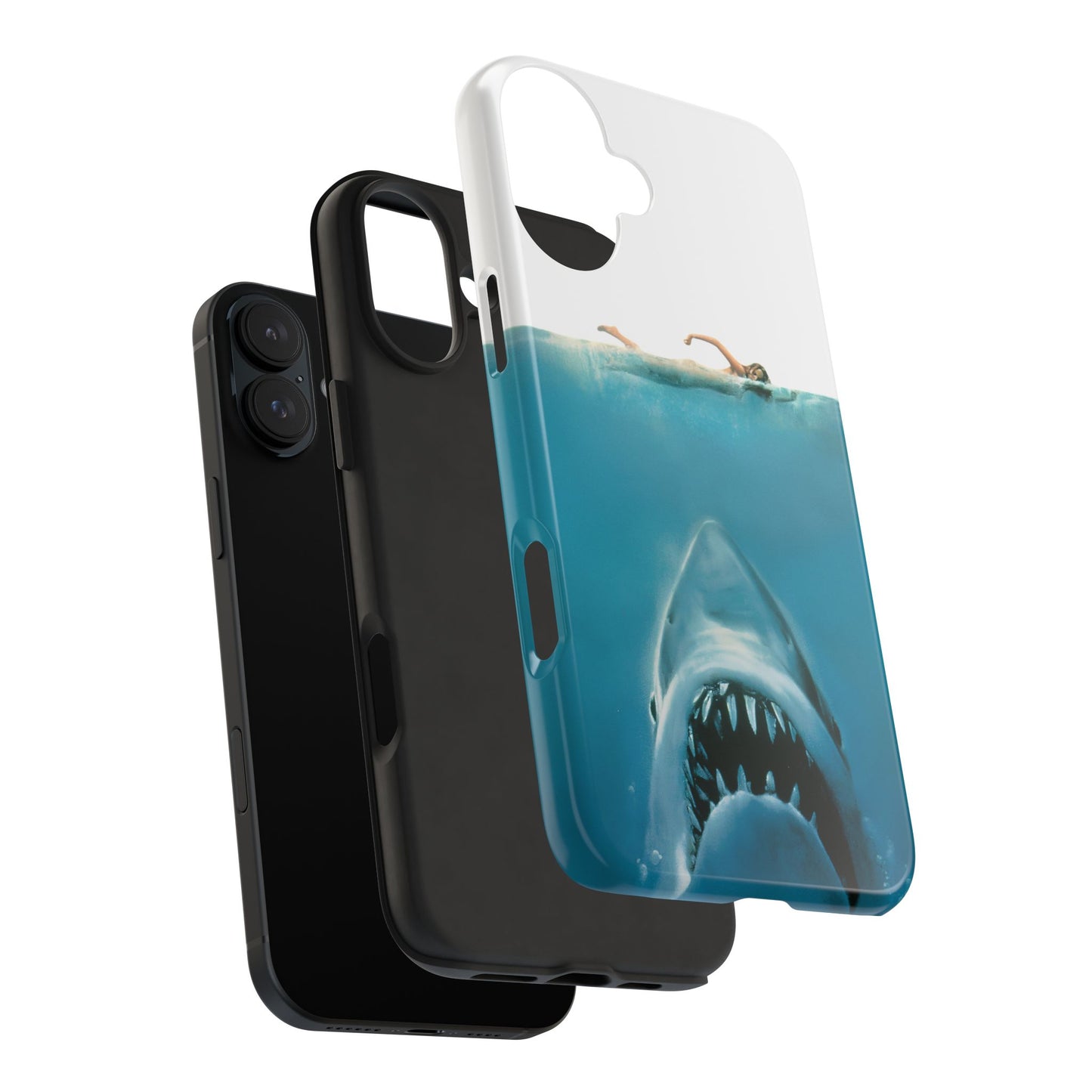 JAWS Tough Phone Case — Retro Jaws Ocean Horror Design
