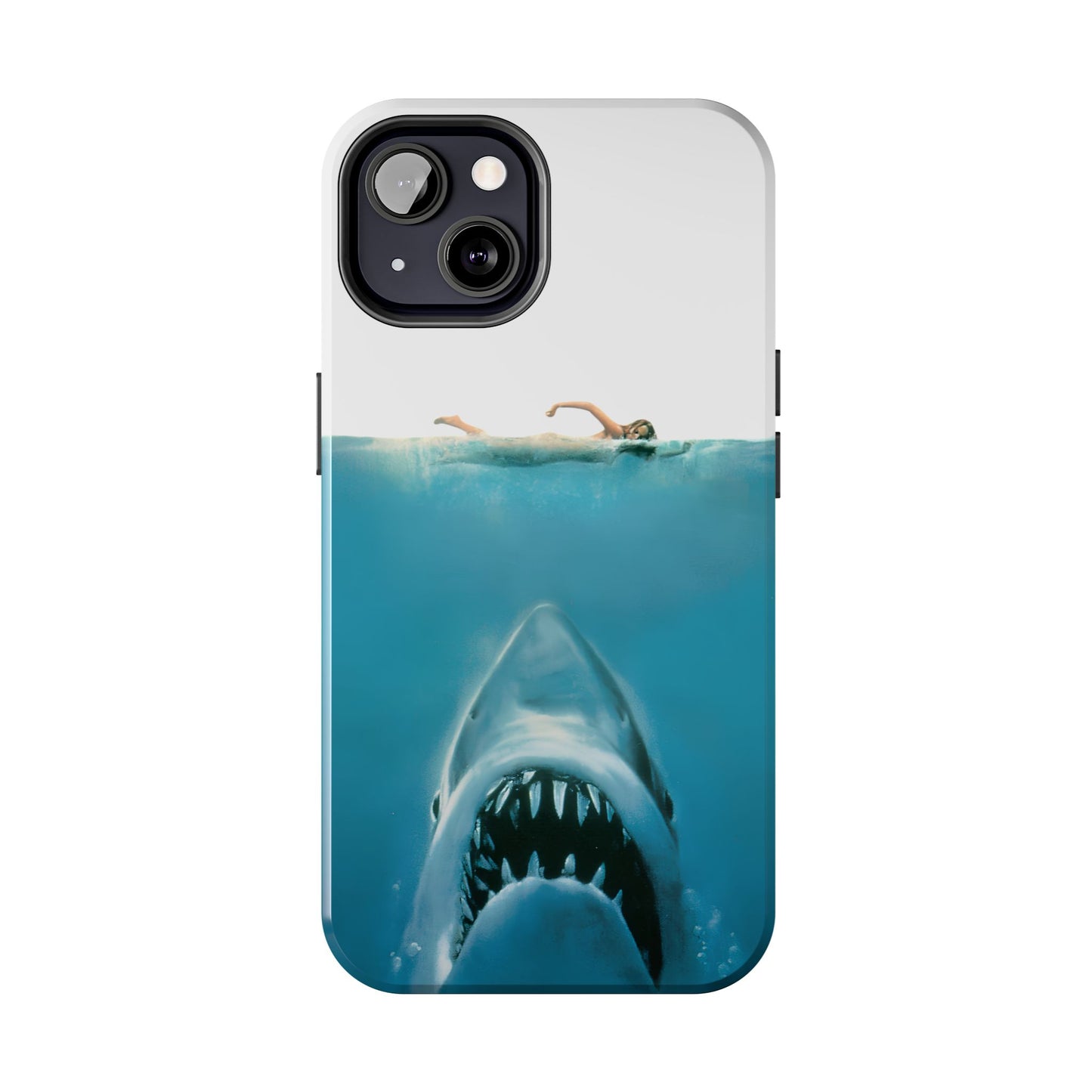 JAWS Tough Phone Case — Retro Jaws Ocean Horror Design