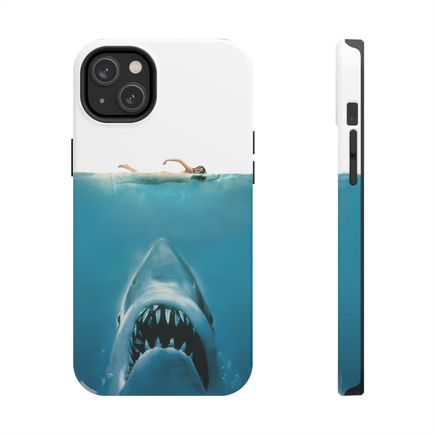 JAWS Tough Phone Case — Retro Jaws Ocean Horror Design
