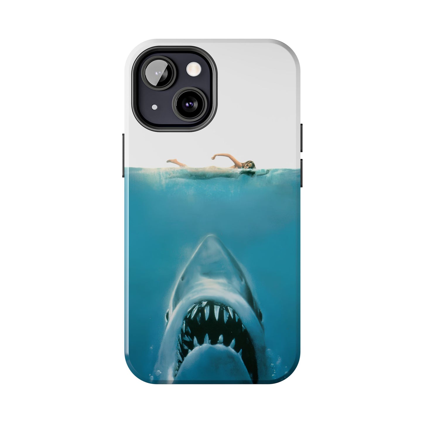JAWS Tough Phone Case — Retro Jaws Ocean Horror Design