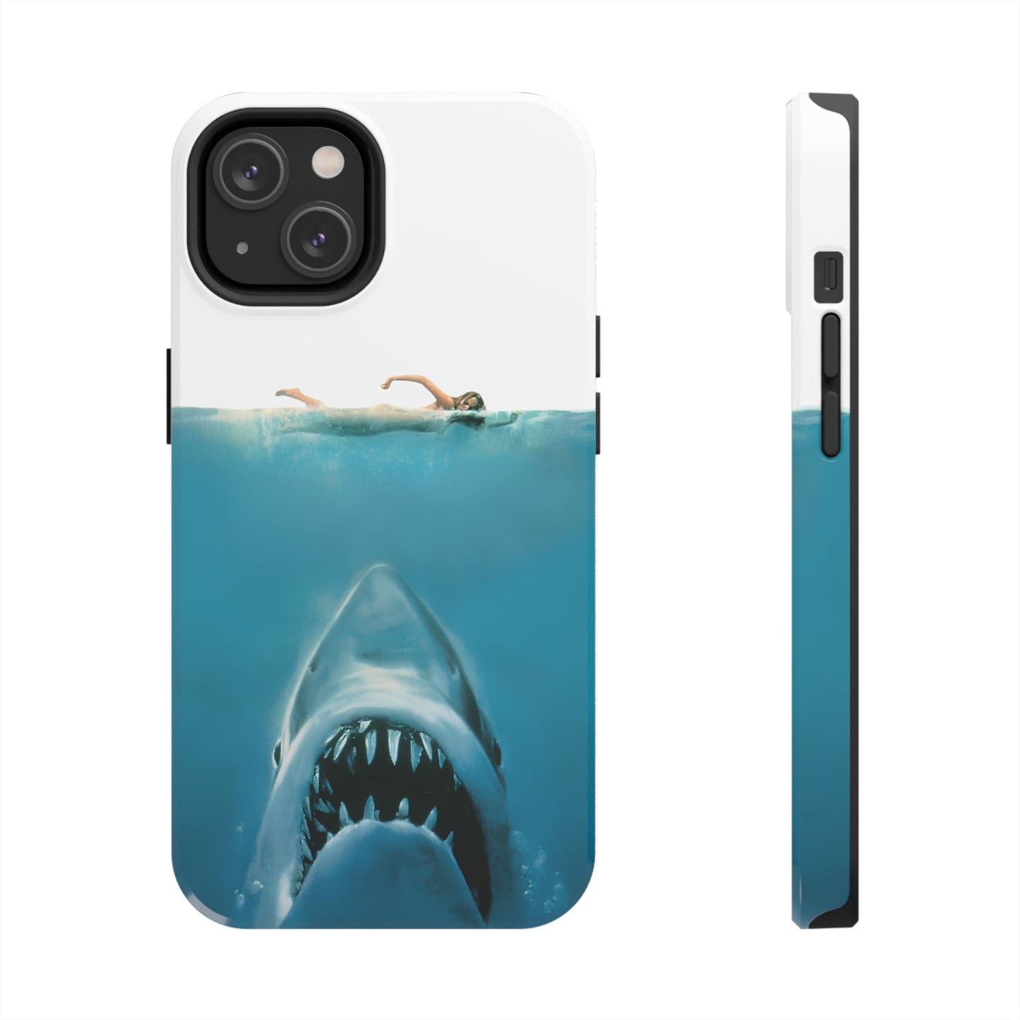 JAWS Tough Phone Case — Retro Jaws Ocean Horror Design