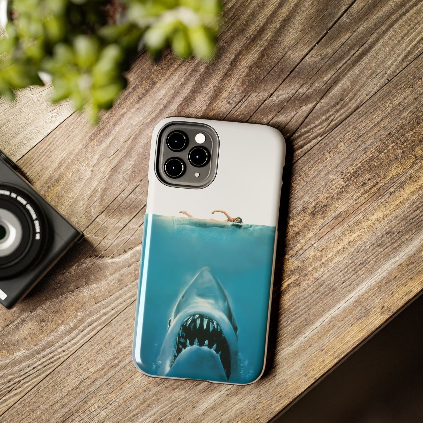 JAWS Tough Phone Case — Retro Jaws Ocean Horror Design