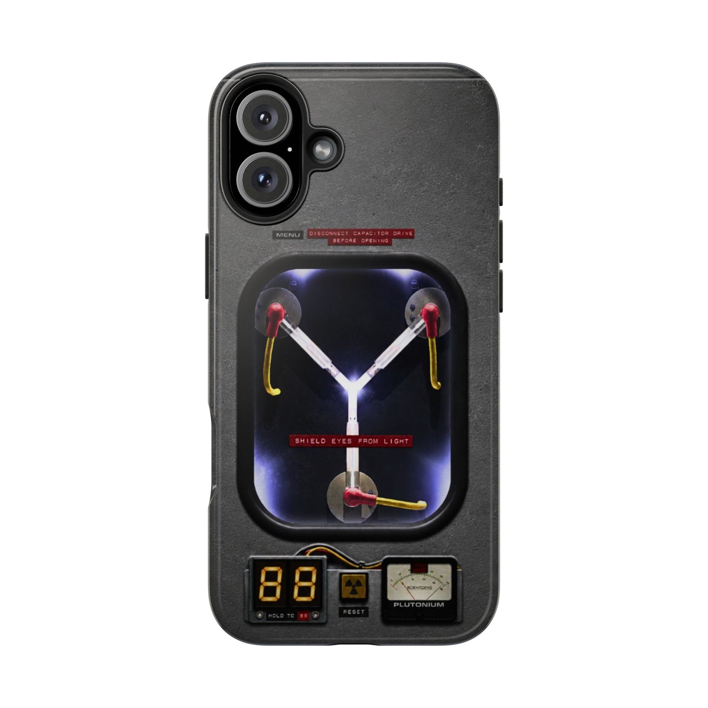 Flux Capacitor Tough Phone Case — Back to the Future Style Protective Cover