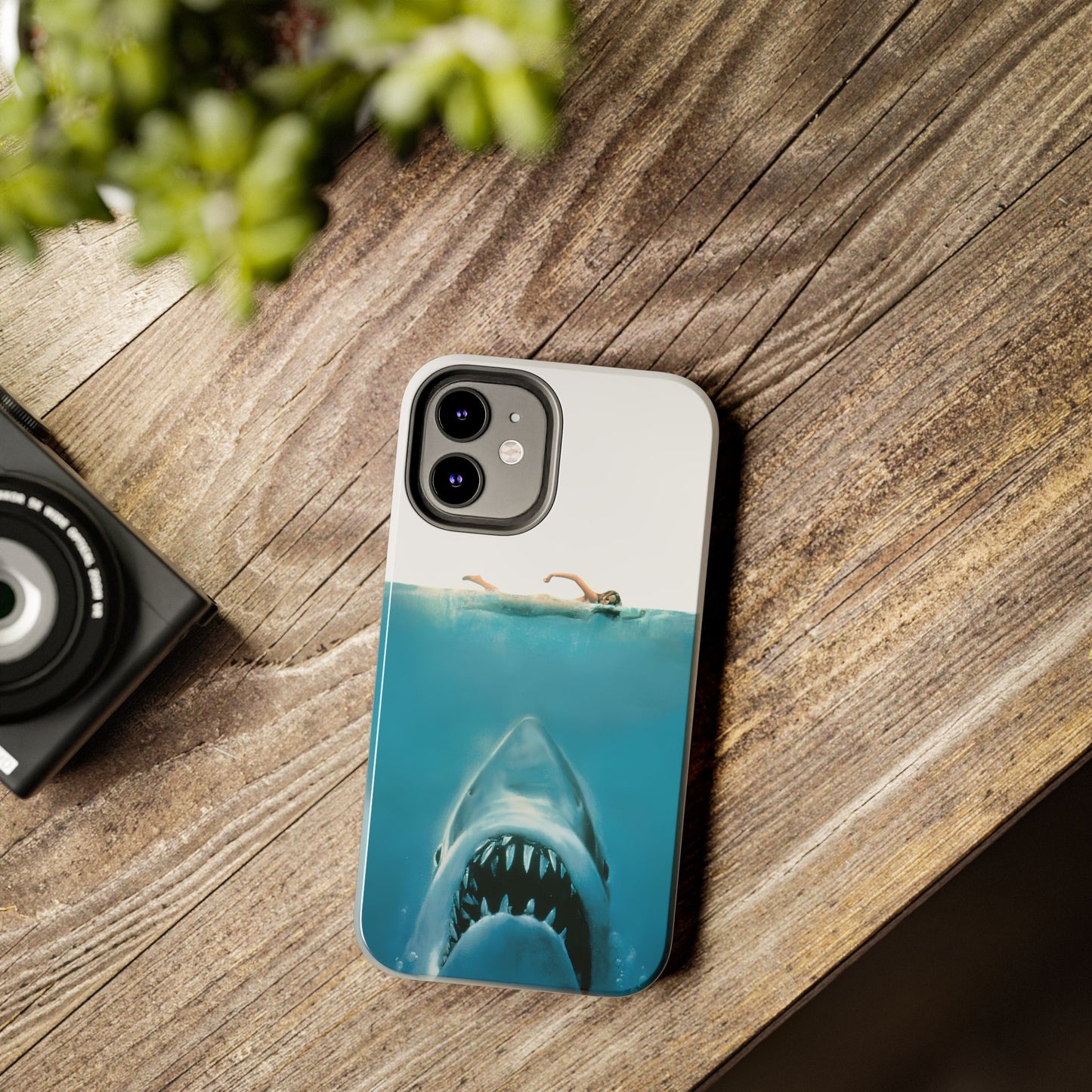 JAWS Tough Phone Case — Retro Jaws Ocean Horror Design