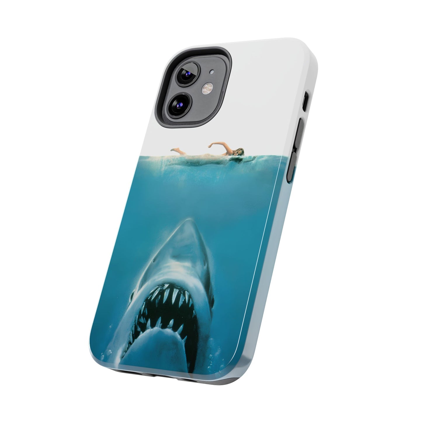 JAWS Tough Phone Case — Retro Jaws Ocean Horror Design