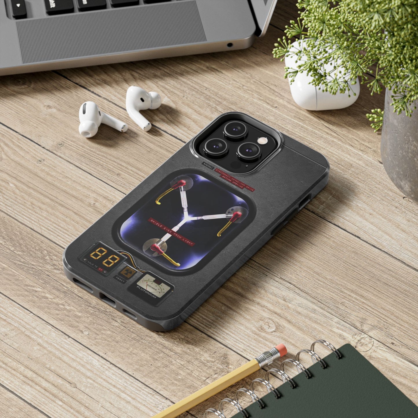 Flux Capacitor Tough Phone Case — Back to the Future Style Protective Cover