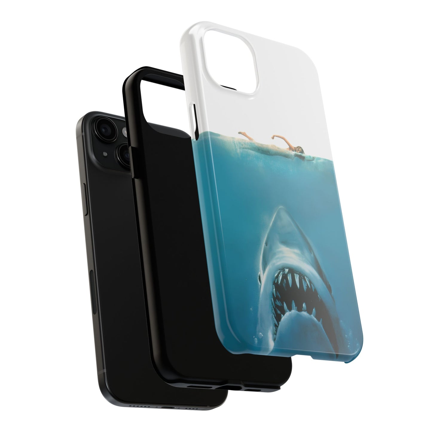 JAWS Tough Phone Case — Retro Jaws Ocean Horror Design
