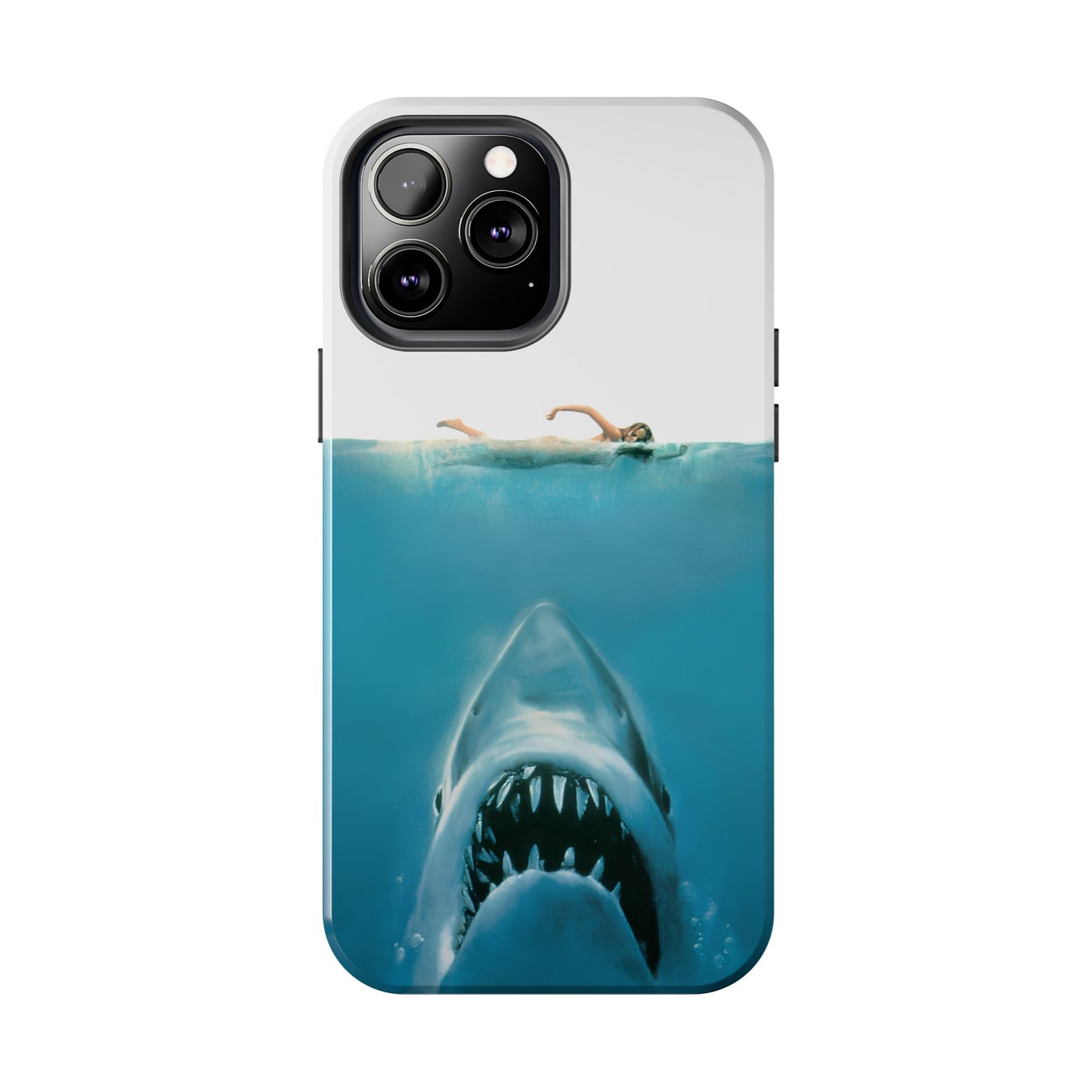 JAWS Tough Phone Case — Retro Jaws Ocean Horror Design