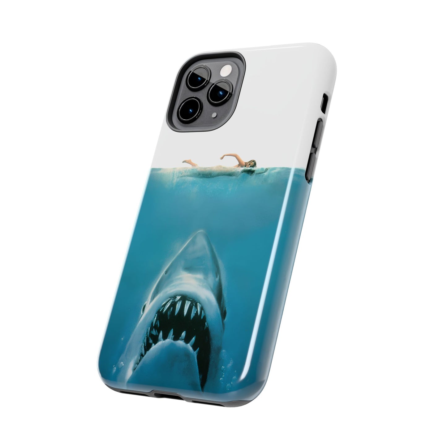 JAWS Tough Phone Case — Retro Jaws Ocean Horror Design