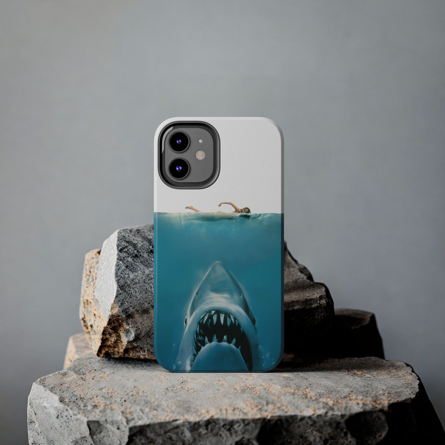 JAWS Tough Phone Case — Retro Jaws Ocean Horror Design